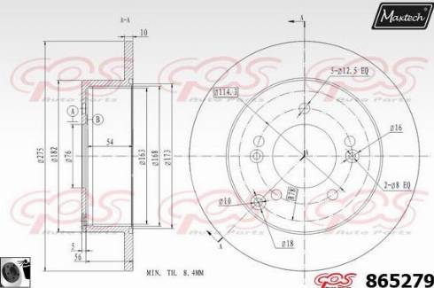 Maxtech 865279.0060 - Discofreno autozon.pro