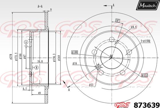 Maxtech 866216 - Tamburo freno autozon.pro