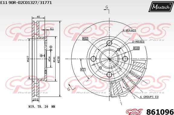 Maxtech 861019 - Discofreno autozon.pro