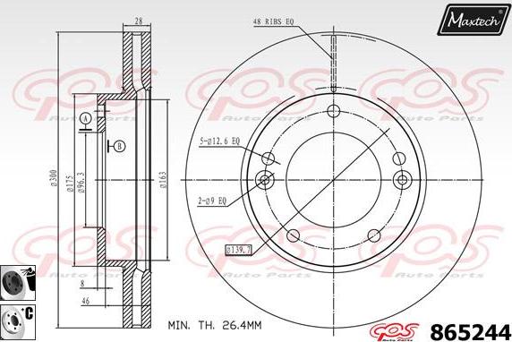 Maxtech 861089 - Discofreno autozon.pro