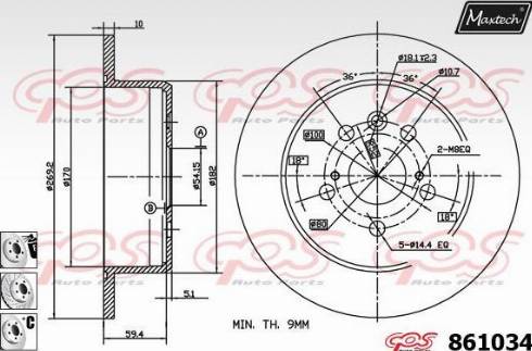 Maxtech 861034.6980 - Discofreno autozon.pro