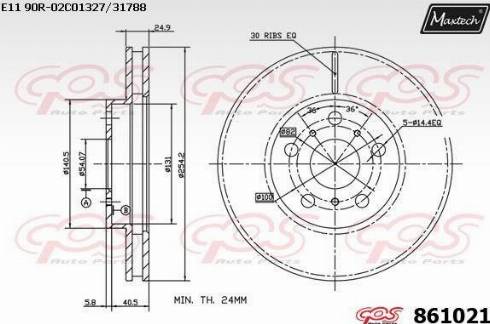 Maxtech 861021.0000 - Discofreno autozon.pro