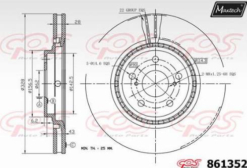 Maxtech 861352.0000 - Discofreno autozon.pro