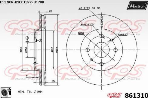 ATE 422263 - Discofreno autozon.pro