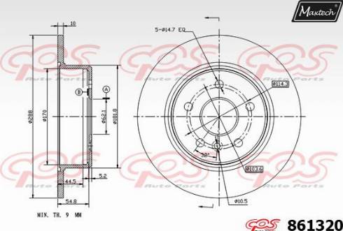 Maxtech 861320.0000 - Discofreno autozon.pro