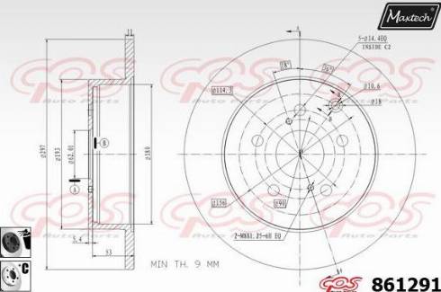 Maxtech 861291.6060 - Discofreno autozon.pro