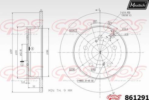 Maxtech 861291.0000 - Discofreno autozon.pro