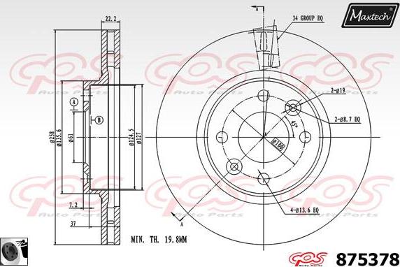 Maxtech 861291 - Discofreno autozon.pro