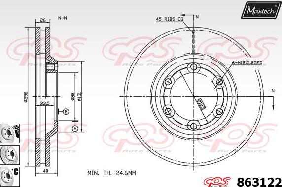 Maxtech 871101 - Discofreno autozon.pro