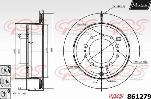 Maxtech 861279.6880 - Discofreno autozon.pro