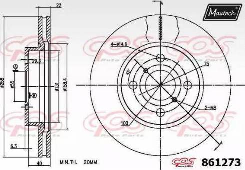 Maxtech 861273.0000 - Discofreno autozon.pro