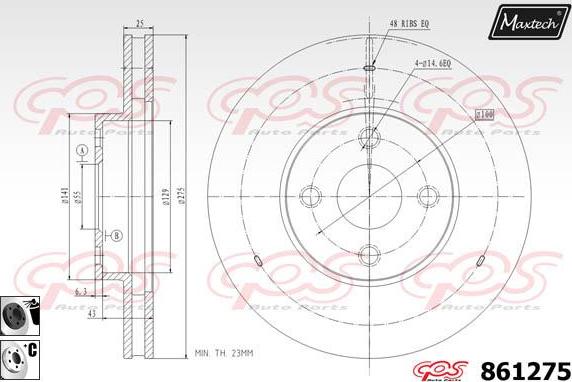 Maxtech 863515 - Discofreno autozon.pro