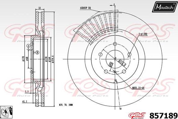 Maxtech 863525 - Discofreno autozon.pro