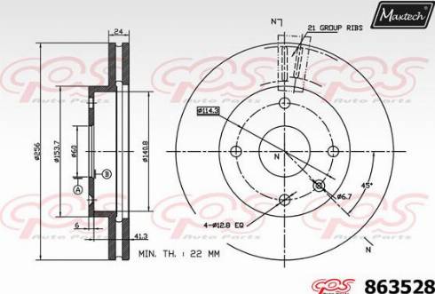 Maxtech 863528.0000 - Discofreno autozon.pro