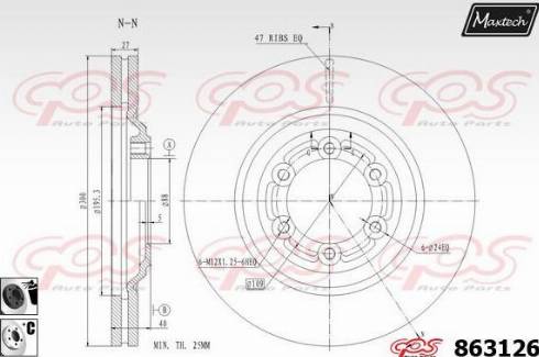 Maxtech 863126.6060 - Discofreno autozon.pro