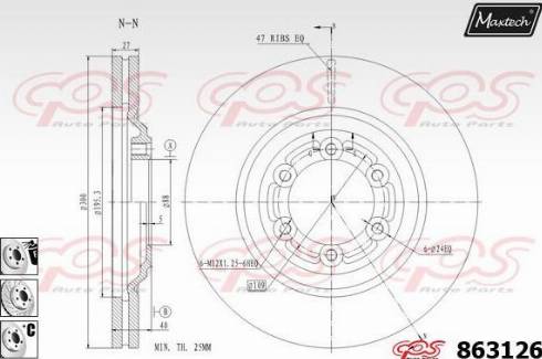 Maxtech 863126.6880 - Discofreno autozon.pro