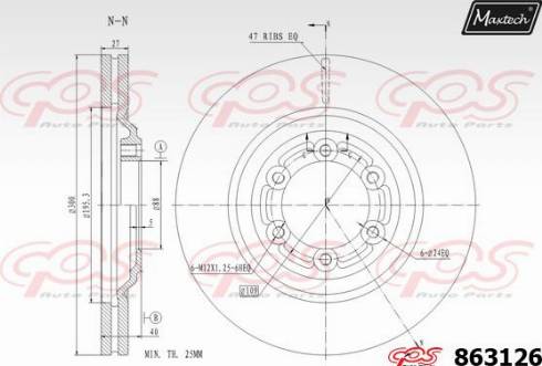 Maxtech 863126.0000 - Discofreno autozon.pro