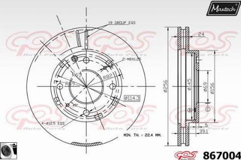 Maxtech 867004.0060 - Discofreno autozon.pro