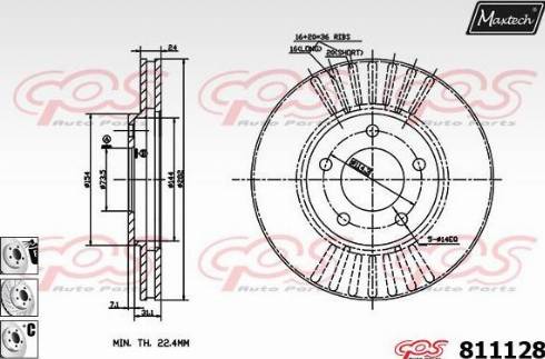 Maxtech 811128.6980 - Discofreno autozon.pro