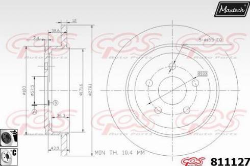 Maxtech 811127.6060 - Discofreno autozon.pro