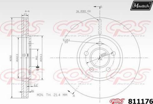 Maxtech 811176.0000 - Discofreno autozon.pro