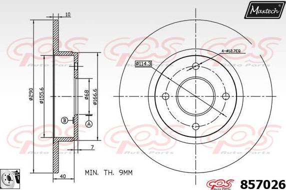 Maxtech 811171 - Discofreno autozon.pro