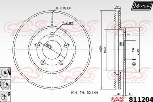 Maxtech 811204.6980 - Discofreno autozon.pro