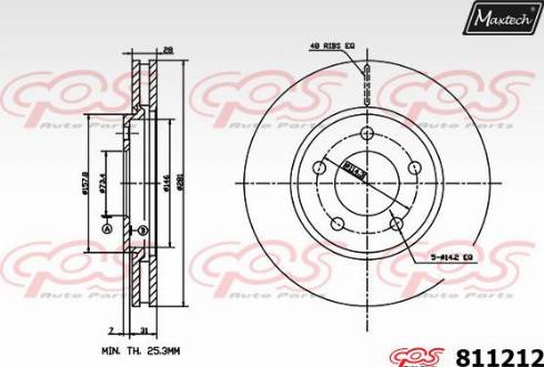 Maxtech 811212.0000 - Discofreno autozon.pro