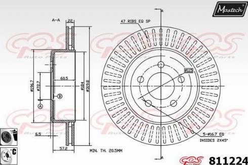 Maxtech 811224.6060 - Discofreno autozon.pro