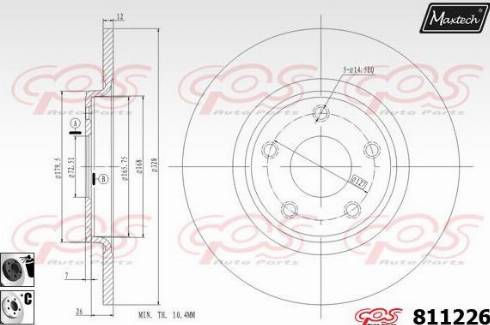 Maxtech 811226.6060 - Discofreno autozon.pro