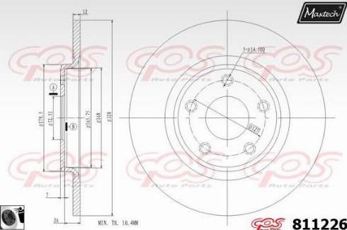 Maxtech 811226.0060 - Discofreno autozon.pro