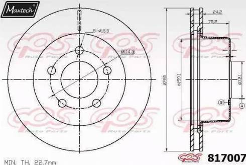 Maxtech 817007.6880 - Discofreno autozon.pro