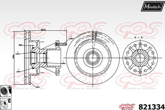 Maxtech 885506 - Discofreno autozon.pro