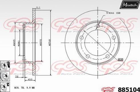 Maxtech 885104.6880 - Discofreno autozon.pro