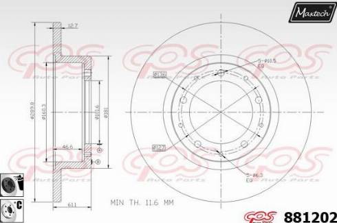 Maxtech 881202.6060 - Discofreno autozon.pro