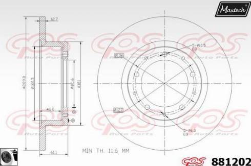 Maxtech 881202.0060 - Discofreno autozon.pro