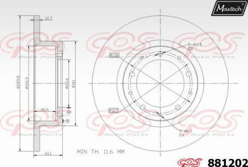 Maxtech 881202.0000 - Discofreno autozon.pro