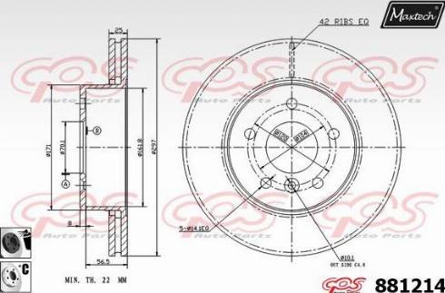 Maxtech 881214.6060 - Discofreno autozon.pro