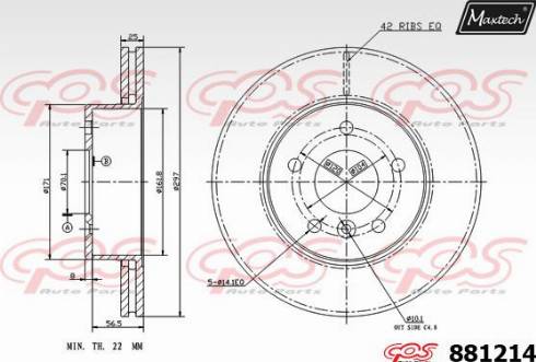 Maxtech 881214.0000 - Discofreno autozon.pro