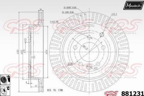 Maxtech 881231.6060 - Discofreno autozon.pro