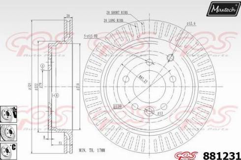 Maxtech 881231.6880 - Discofreno autozon.pro