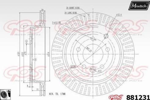 Maxtech 881231.0060 - Discofreno autozon.pro