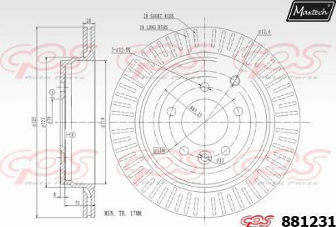 Maxtech 881231.0000 - Discofreno autozon.pro