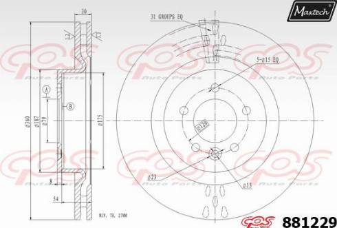 Maxtech 881229.0000 - Discofreno autozon.pro