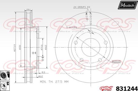 Maxtech 881226 - Discofreno autozon.pro