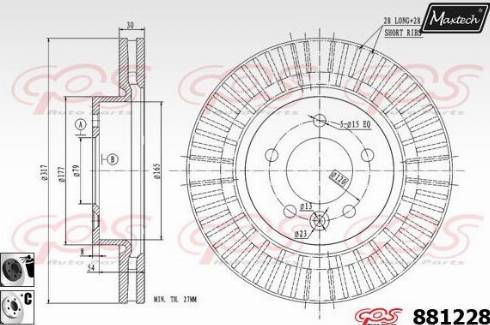 Maxtech 881228.6060 - Discofreno autozon.pro