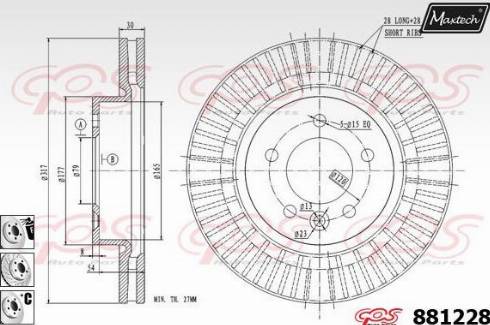 Maxtech 881228.6880 - Discofreno autozon.pro