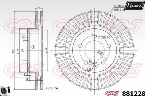 Maxtech 881228.0060 - Discofreno autozon.pro