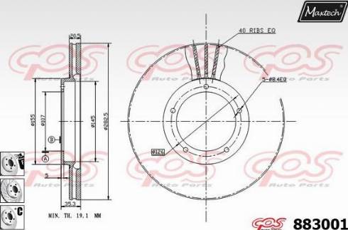 Maxtech 883001.6880 - Discofreno autozon.pro