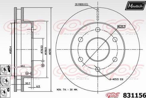 ACDelco 177870 - Discofreno autozon.pro